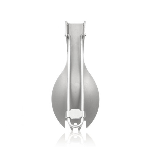 Πτυσσόμενο Titanium Spork για Υπαίθριο Κάμπινγκ Πεζοπορία Πεζοπορ 2