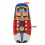 Ξύλινη κούκλα Matryoshka Χειροποίητη διακόσμηση Χριστουγεννιάτι 5