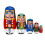 Ξύλινη κούκλα Matryoshka Χειροποίητη διακόσμηση Χριστουγεννιάτι 1
