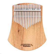 Kafrové drevené palcové piano Kalimba so 17 klávesmi a taškou
