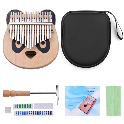 Φορητό Kalimba thumb piano με 17 πλήκτρα και τόνο C 2