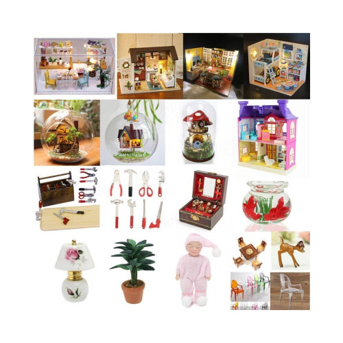 Κιτ Forest Times Ξύλινη μινιατούρα DIY Σπίτι Craft Ιδέα για παιχνί 2