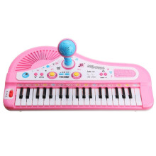 37 Klávesnica Mini elektronické multifunkčné piano s mikrofónom Vzdelávacia hračka klavír pre deti