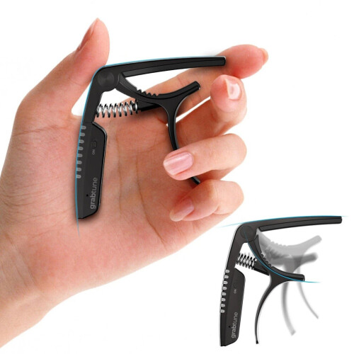 (Μαύρο) 2 σε 1 Multifunction Guitar Capo 2