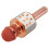(Χρυσό) Ασύρματο Bluetooth Karaoke KTV Audio Live Microphone Speaker Stereo Singing Player 5