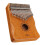 (Καφέ) Μουσικό δώρο 17 πλήκτρων Kalimba Acacia Thumb Finger Piano για λάτρ 3