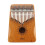 (Καφέ) Μουσικό δώρο 17 πλήκτρων Kalimba Acacia Thumb Finger Piano για λάτρ 1