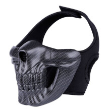 (Čierna + Oranžová) Maska Systém Skeleton Helmet Vonkajšie prilby Tan
