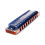 (G..) 10 Hole Blues Harmonica Tone C Μπλε Χρώμα για αρχάριους 4