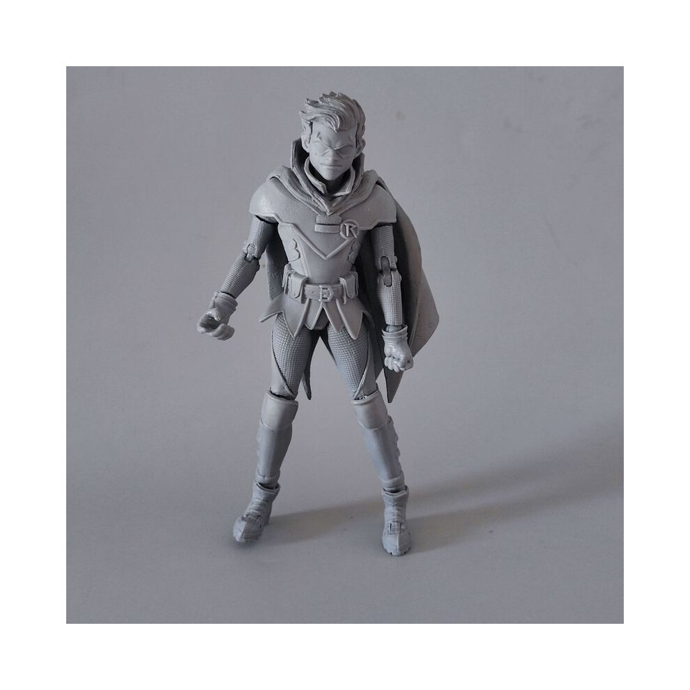 (Prototipo Di Robin) Mcfarlane Ltiverse Bat-Eroe Supereroe-Uomo Meraviglia R0BIN Joke-Man Senza Accessori