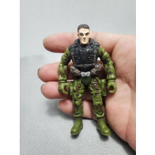 (Verde militare) Warrior Elite Force 1:18 Action figure militare, bambola snodabile, statua della squadra