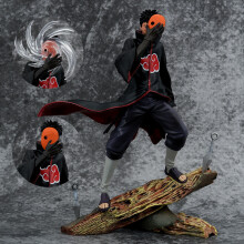 (Tobi)Naruto Anime Figure 26cm Obito Uchiha Tobi Testa Intercambiabile Action Figure PVC Statua Modello