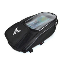 (GRIGIO) Nuova borsa da moto per bici Borsa da gamba per moto alla moda Borsa da cintura Borsa da moto
