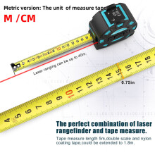 (DT11 rencontré)Ruban à mesurer télescopique Laser DT10/DT11, télémètre numérique 2 en 1 avec écran LCD Anti-chute,