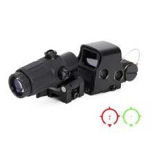 (558 G33 noir)558 avec lunette de visée optique G33, Zoom 3X, grossissement holographique, télescopes tactiques, Point
