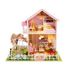 Casa delle bambole fai da te assemblata "Love of Cherry Tree" per bambini