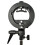 Staffa tipo S con attacco Bowens per Speedlite Flash Snoot Softbox 4