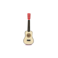 Chitarra acustica da 21 pollici per principianti per esercitarsi, 6 corde con plettro