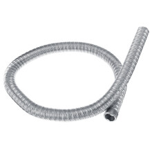 Tubo di scarico aria diesel in acciaio inox da 100 cm con tappo per riscaldatore Webasto