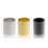 (Argento) Set di dita per slider per chitarra in acciaio inossidabile 5
