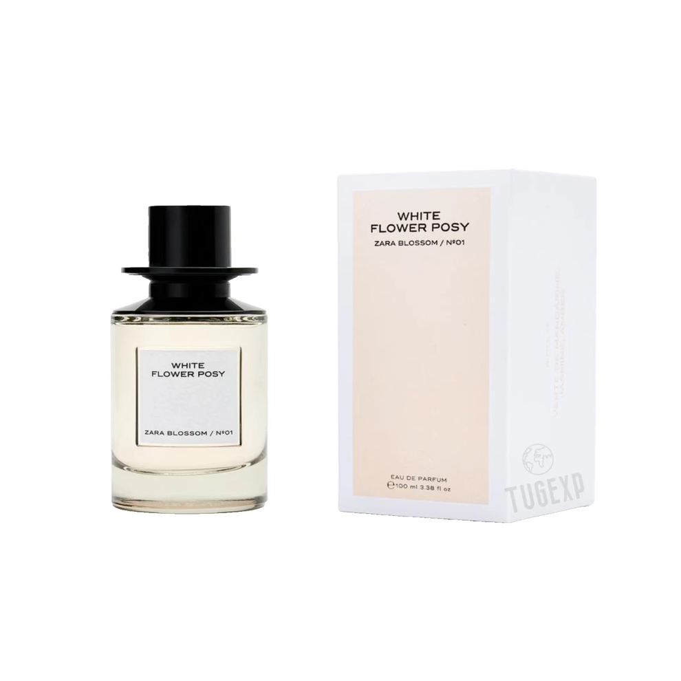 ZARA White Flower Posy Eau de Parfum Fragrance Women Perfume 100 ml