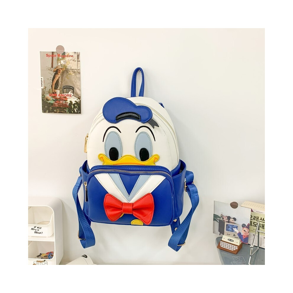 (Duck) Grid Hellokitty Sanrio Backpack Butterfly Knot Pearl Zipper Kuromi Buckle Bag-image-OPC-PH7HRMX-NEW