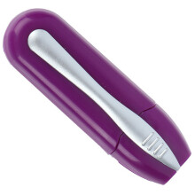 (Purple) Peeps Cleaning Glasses Brush Simple Practical Portable Tool Sided Double