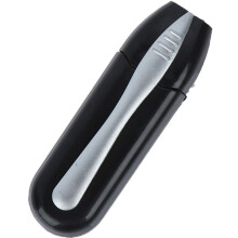(Black Silver) Peeps Cleaning Glasses Brush Simple Practical Portable Tool Sided Double
