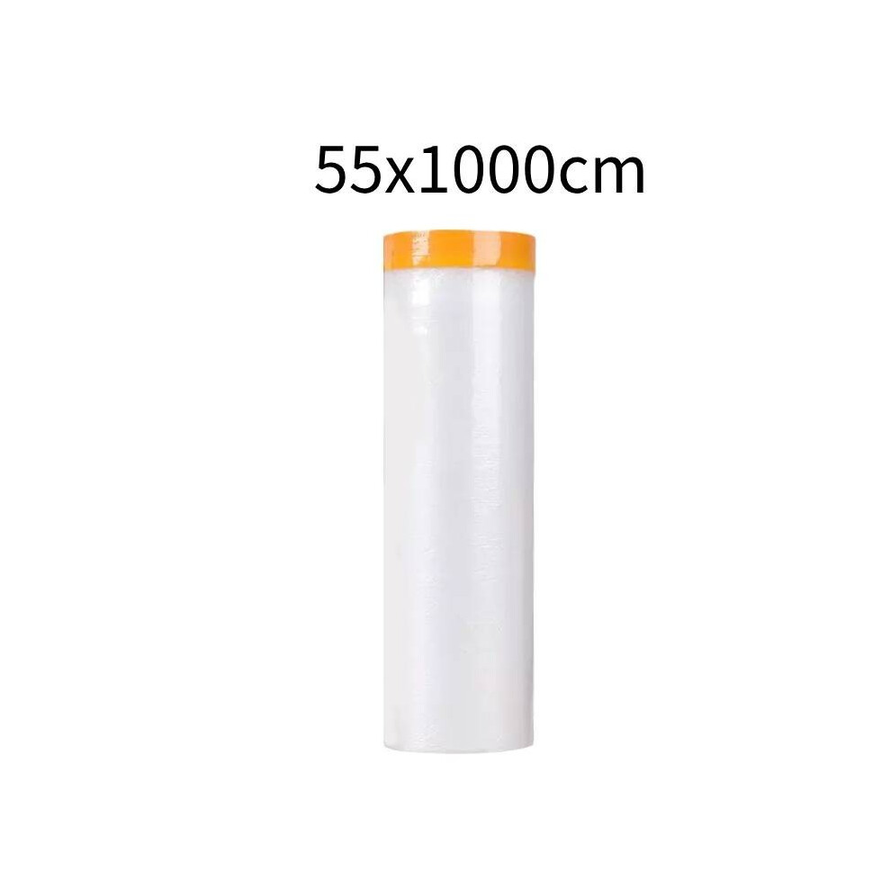 (55cm) 10m Roll Self Adhesive Home Carpet Floor Protector Film Protection Cover Dust