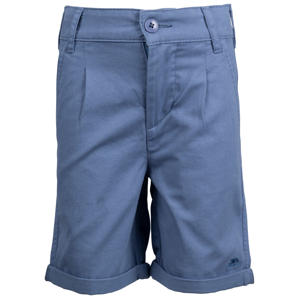 (9-10 Years, Denim Blue) Trespass Girls Shorts Elasticated Waist Hunniee