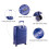 Living And Home 4PCS Lockable Travel Suitcase Set 5