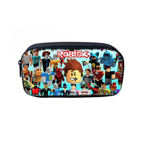 (PencilPouch-AllCharacters)Ραφαρία Roblox, τσάντα φαγητού, κουτί, θήκη μολυβιών, μεγάλη