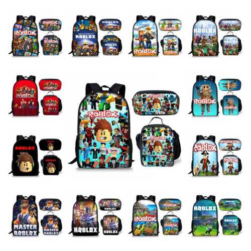(PencilPouch-AllCharacters)Ραφαρία Roblox, τσάντα φαγητού, κουτί, θήκη μολυβιών, μεγάλη 1