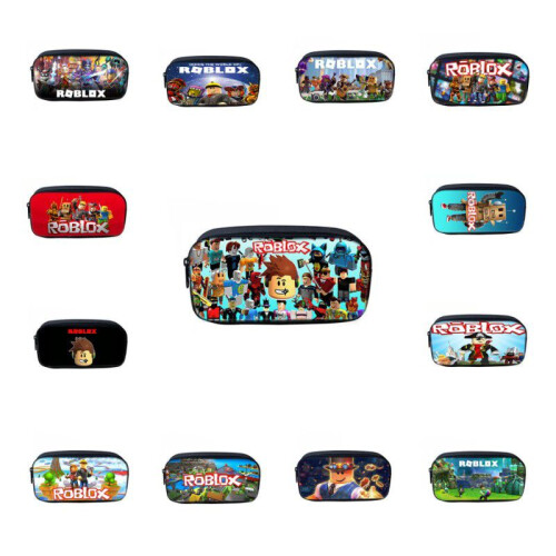 (PencilPouch-AllCharacters)Ραφαρία Roblox, τσάντα φαγητού, κουτί, θήκη μολυβιών, μεγάλη 2