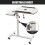 Living And Home Adjustable Standing Desk Overbed Laptop Tray Mobile Computer Table 3