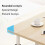 Living And Home 60*40*68CM Height Adjustable Mobile Table Overbed Desk with Shelf 3