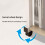 Living And Home 60*40*68CM Height Adjustable Mobile Table Overbed Desk with Shelf 5