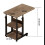 Living And Home 60*40*68CM Height Adjustable Mobile Table Overbed Desk with Shelf 5