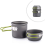 Camping Pots Cookware Set Portable 6