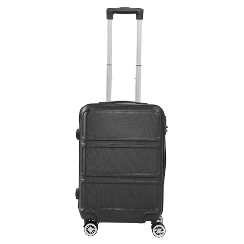 Living And Home (Black) 3PCS Lockable Travel Suitcase Set 2