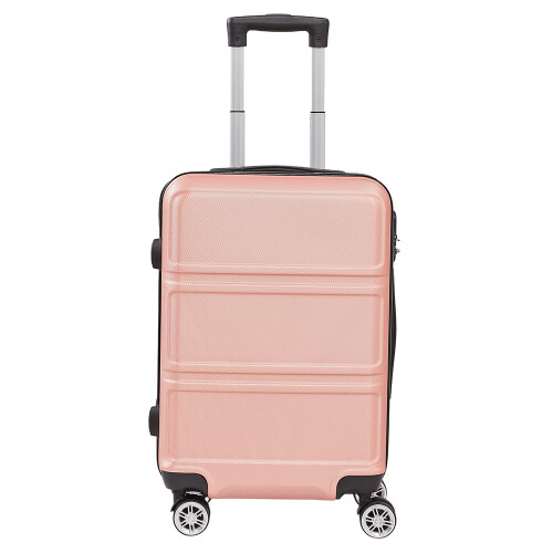 Living And Home (Rose Gold) 3PCS Lockable Travel Suitcase Set 2