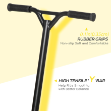 HOMCOM Stunt Scooter, 360° Entry Level Tricks Scooter