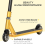 Homcom HOMCOM Stunt Scooter, 360° Entry Level Tricks Scooter 4