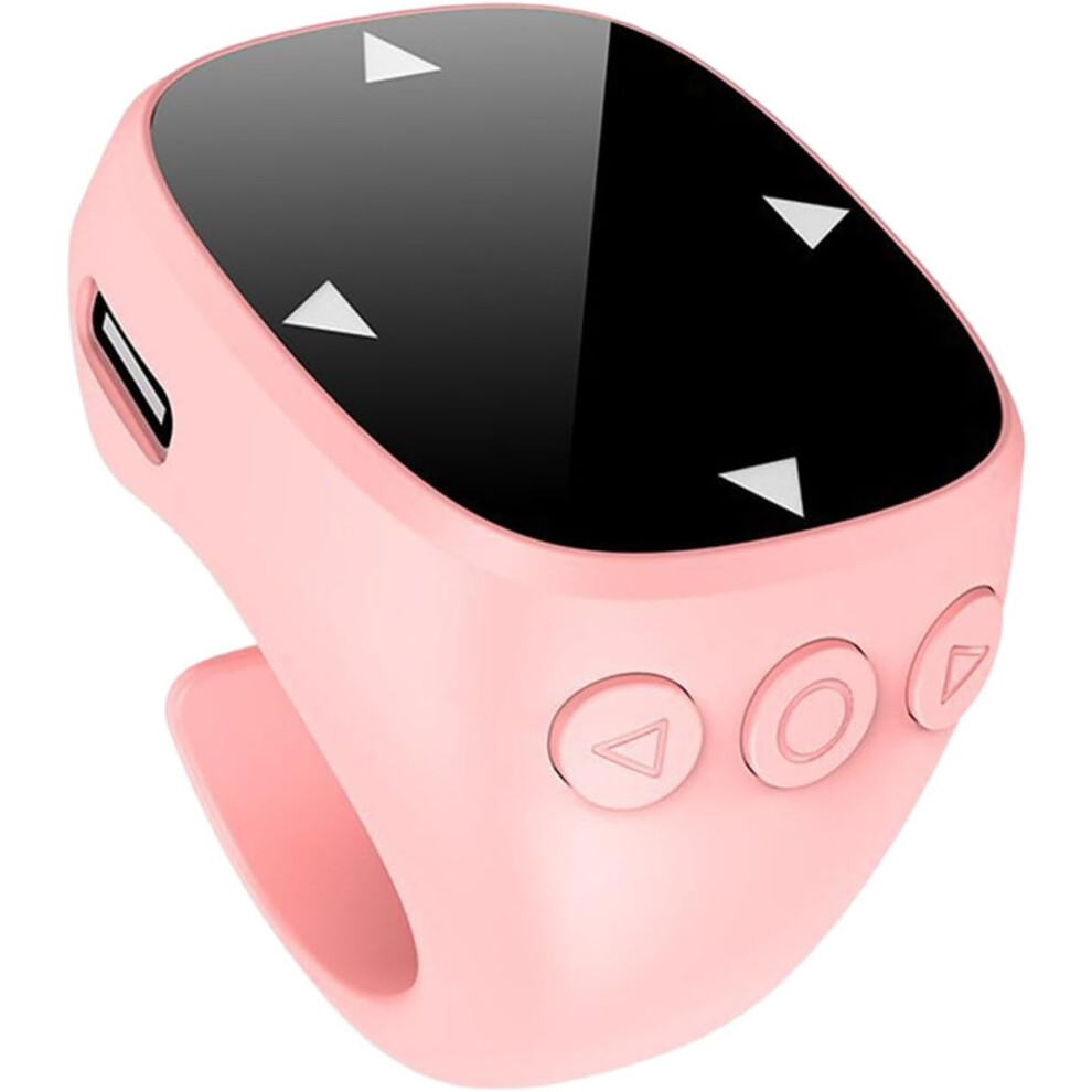 (Pink) Bluetooth Remotes Scrollings Ring,Touch Screen Bluetooth Remote Control, Video Scrolling Ring, Remote Control Page Turner Pink 746124411161