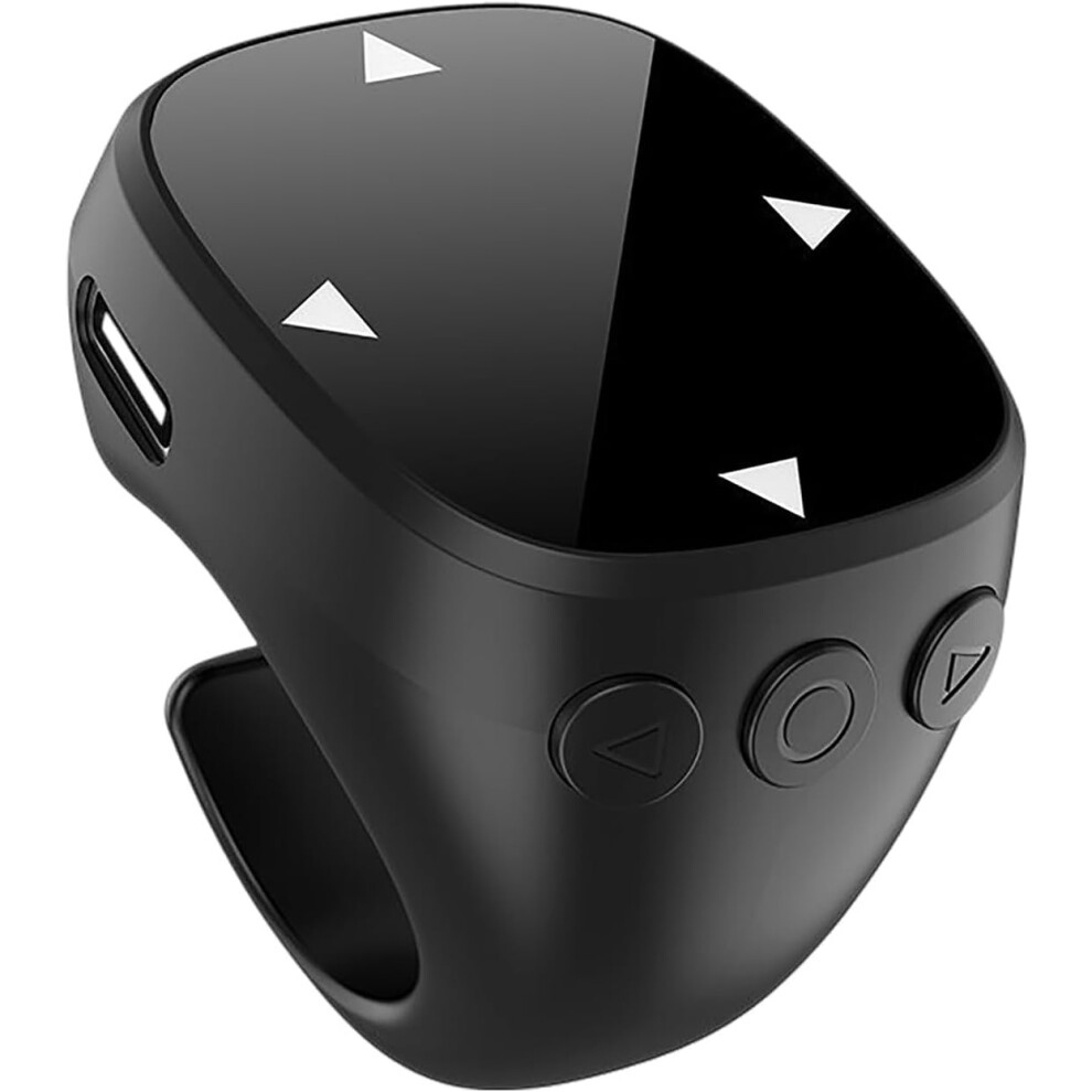 (Black) Bluetooth Remotes Scrollings Ring,Touch Screen Bluetooth Remote Control, Video Scrolling Ring, Remote Control Page Turner Black 746124411154