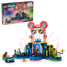 LEGO Friends Heartlake City Muziektalentshow bouwpakket Sociaal-emotioneel muzikaal speelgoed voor kinderen om samen te spelen met 4 minipoppetjes Mu