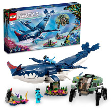 LEGO Avatar: Way of Water Payakan Tulkun & Crabsuit 75579 Budowanie zestawu zabawek podwodnych Ocean z wielorybami morskimi figura zwierzat morsk