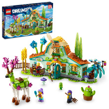 LEGO DREAMZzz Stal van droomwezens 71459 Fantasiedierenspeelgoedset voor kinderen 2 bouwopties om een ??mythische vliegende Pegasus of boswachter te
