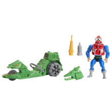 Akcn fig rka Masters of the Universe Origins a vozidlo Ground Ripper a Mekaneck, hracka MOTU in pirovan 80. rokmi s pr slu enstvom.