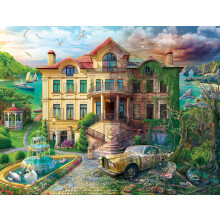 Ravensburger Cove Manor Echoes 2000 Piece Jigsaw Puzzle for Adults - 17464 - Every Piece is Unique  Softclick Technology Means Pieces Fit Together Per
